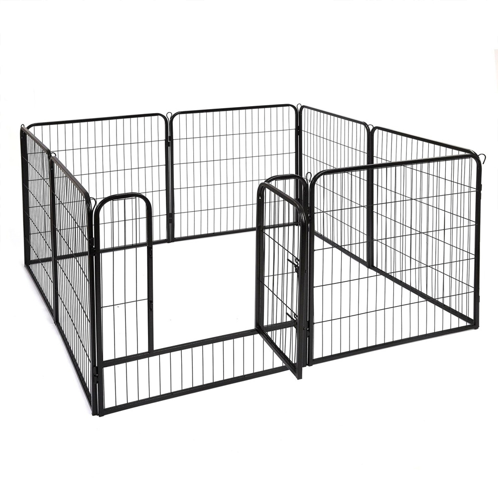 Happet Kojec Metalowy dla Psa z Progiem M Heavy 77×81 cm